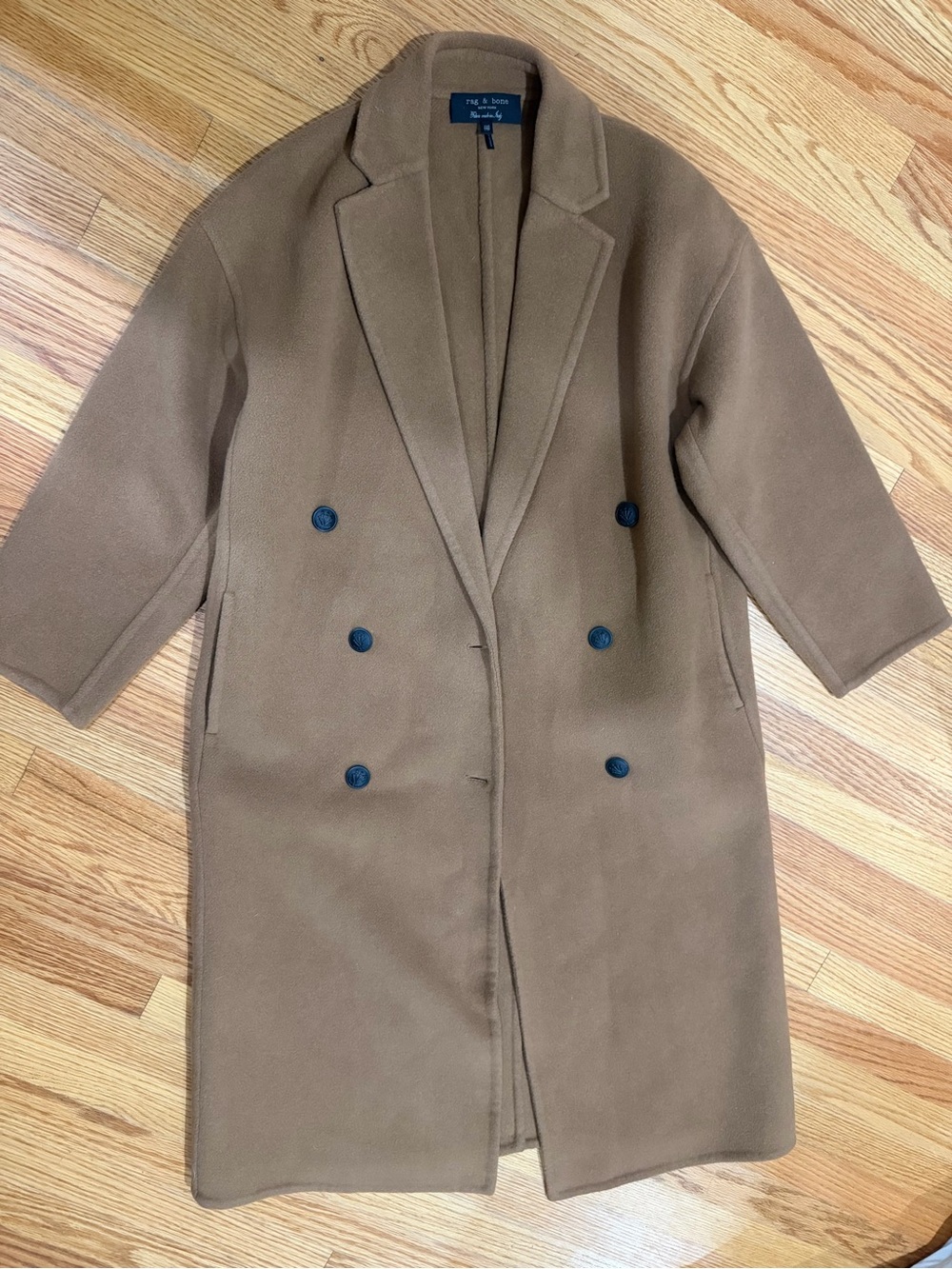 Rag and Bone Thea Camel Coat